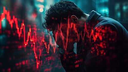 Stock Market Crash, Financial Crisis Concept