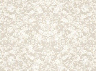 Lace texture background with intricate floral lace patterns in soft ivory, delicate and elegant design