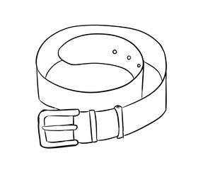 belt digital illustration drawing isolated