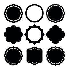 Vintage Style Graphic Design Elements for Crafting and Design Projects