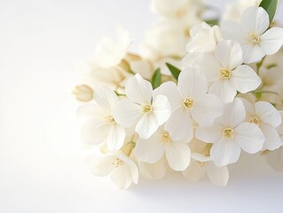 Fototapeta premium Beautiful White Jasmine Bouquet for Weddings and Bridal Elegance