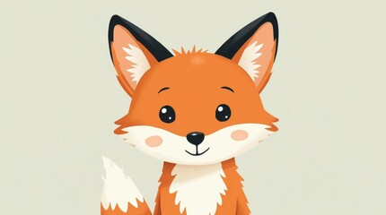 Obraz premium Charming Fox Digital Art