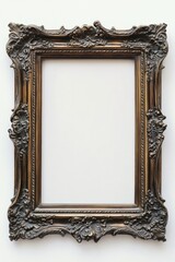 A simple wooden or metal frame holding a photo or artwork on the wall