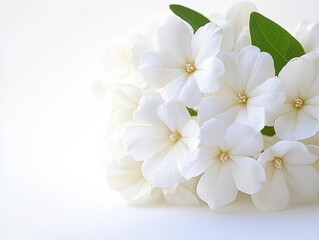 Obraz premium White Jasmine Bouquet for Wedding with Elegant Beauty and Serenity