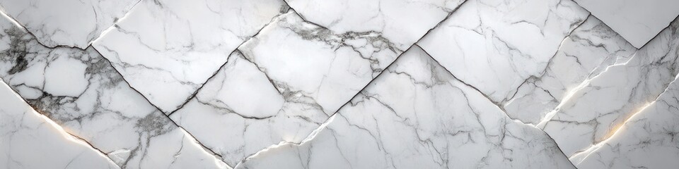 Elegant Polished Marble Wall with Intricate Veining Patterns