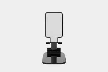 Cell Phone Stand,Angle Height Adjustable LISEN Cell Phone Stand For Desk,Thick Case Friendly Phone Holder Stand For Desk, Compatible with All Mobile Phones. 3d illustration