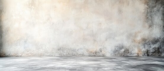 Empty White Room with Concrete Wall Background for Modern Design and Minimalist Aesthetics, Perfect for Creative Projects and Presentations
