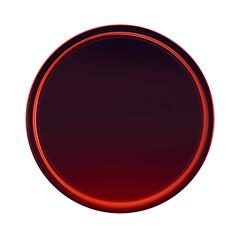 Colorful Red Glass Coins – Fantasy Game Currency Elements