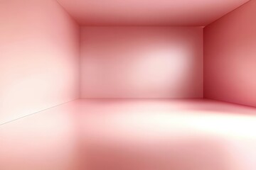 Obraz premium Soft Pink Gradient Background with Gentle Light and Shadow, Ideal for Elegant and Minimalistic Designs, Perfect for Modern Art and Aesthetic Projects