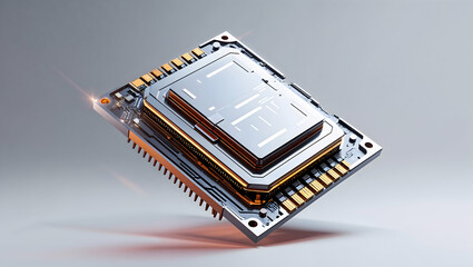Main microchip on the motherboard