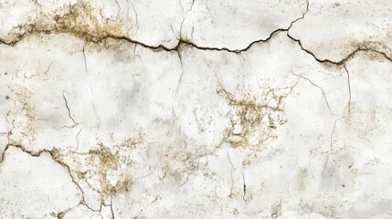Fototapeta premium Aged Cracked Concrete Wall Texture - Grunge Background Design