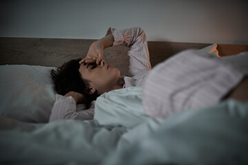 Struggling with inner shadows in a quiet bedroom at dusk