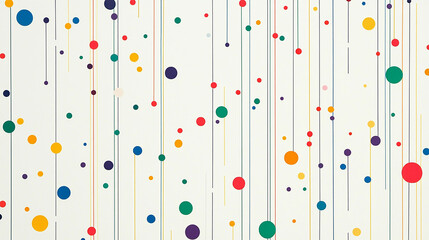 抽象的なカラフルなドットパターン