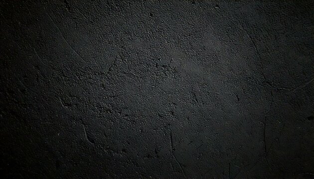 A captivating concrete texture background in shades of black, grey, and anthracite, perfect for use in wide panorama banners with a sophisticated vibe