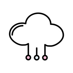 Cloud Computing Icon Design