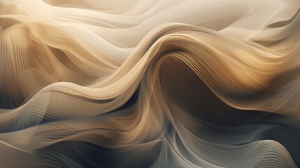 Obraz premium Elegant Abstract Background with Muted Gold, Deep Gray, and White Textures for Premium Design