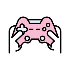 Gaming Setup Icon Design