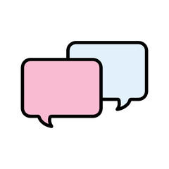 Naklejka premium Message Bubble Icon Design