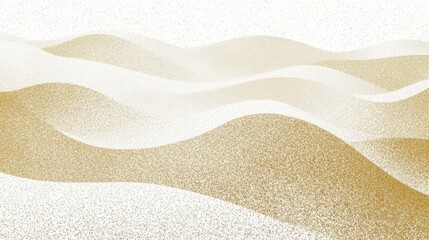 Obraz premium Golden Abstract Hillscape: A Stunning Visual