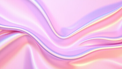 Fototapeta premium Metallic pink and blue liquid texture with glossy finish