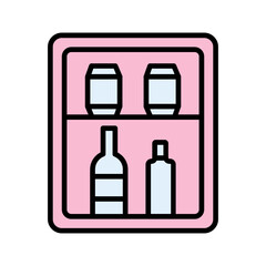 Mini Bar Icon Design