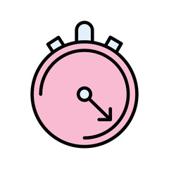 Stop Watch Icon Design