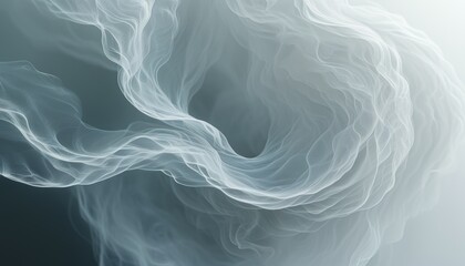 Fototapeta premium Ethereal Swirling Mist Captured with Macro Lens