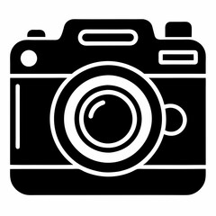 Simple Silhouette of a Camera