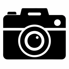 Simple Silhouette of a Camera