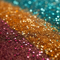 "Shimmering Glitter in Vibrant Colors"