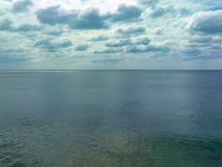 Aerial view Beautiful sea in summer season at Phuket Thailand