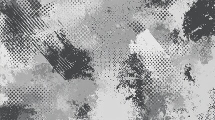 Abstract Grunge Design.  Monochromatic Art Background.  Stylish Graphic Texture.