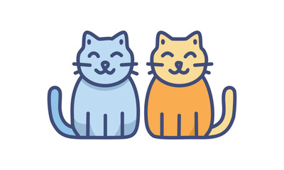 Cute Cat cartoon for print or use as poster, card, flyer , sticker or T Shirt