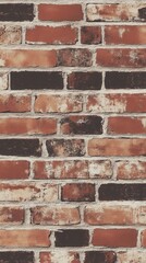 Fototapeta premium Rustic Aged Brick Wall Texture - Stunning Vintage Design