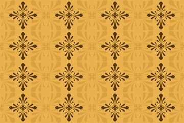 Damask seamless patterns feature intricate, symmetrical motifs inspired by floral or ornamental designs. Often elegant and timeless, they are ideal for sarong, clothing, wallpaper, print,  decorated.