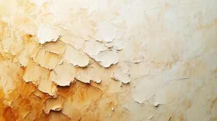 Fototapeta premium Close up of thick brushstrokes and color gradation on canvas