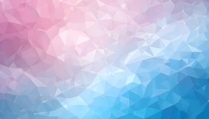 Obraz premium Abstract Pastel Polygon Background in Pink and Blue Gradient.