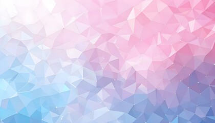 Obraz premium Abstract Pastel Polygon Background in Pink and Blue Gradient.