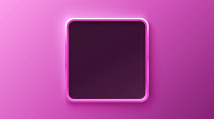 Purple frame label, event bar button, gold signboard. Vector illustration