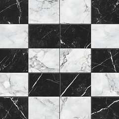 Black and white marble tiles texture background floor decorative stone, interior stone pattern.
