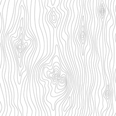 Hand drawn wood plank, seamless pattern, wood texture, black lines on white background, vector design