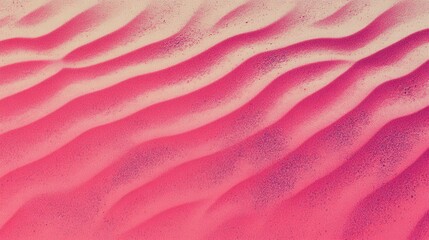 Stunning Pink Desert Sand Patterns - A Close-up View of Nature's Art