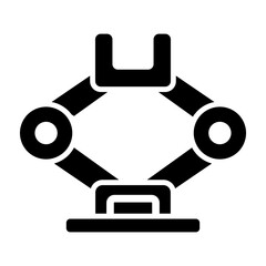 Car Jack Vector Glyph Icon Design Design