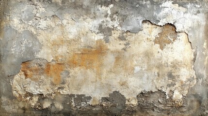 Obraz premium Textured Old Concrete Wall with Natural Weathered Patterns. Generative AI