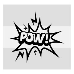 Pow Action Signs Svg, Boom Svg,  Wow Svg, WTF Svg, Omg Svg, Paw Svg, Comic Book Cut File, Comic Speech, Clipart, Vector