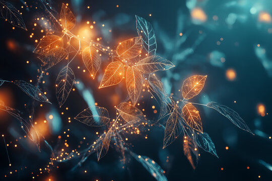 Innovative biotechnology conceptual background featuring DNA strands, molecular structures, and scientific elements representing genetic research and technological advancements fish