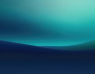 "Generate a deep-sea-inspired minimalist gradient transitioning from dark navy to rich teal and soft seafoam green. The effect should be mysterious, elegant, and calming."
