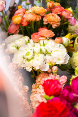 Romantic Roses and Wildflowers Composition