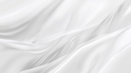 Fototapeta premium Elegant White Fabric Texture. A Sophisticated and Simple Design for Backgrounds and Patterns.