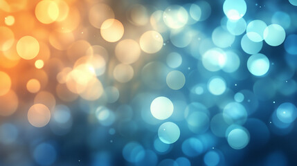 Fototapeta premium Defocused lights create a bokeh effect